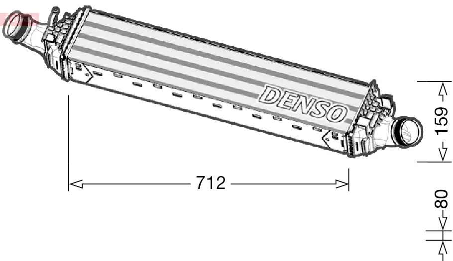 Ladeluftkühler DENSO DIT02038