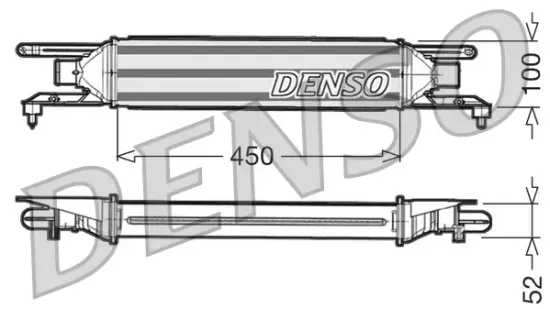 Ladeluftkühler DENSO DIT09106 Bild Ladeluftkühler DENSO DIT09106