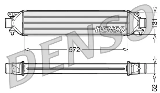 Ladeluftkühler DENSO DIT09107 Bild Ladeluftkühler DENSO DIT09107