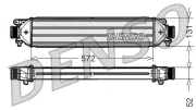 Ladeluftkühler DENSO DIT09109