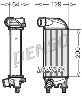 Ladeluftkühler DENSO DIT09110