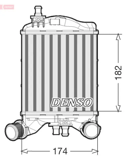Ladeluftkühler links DENSO DIT09112