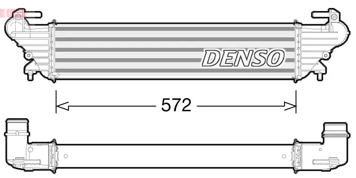 Ladeluftkühler DENSO DIT09114