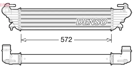 Ladeluftkühler DENSO DIT09114 Bild Ladeluftkühler DENSO DIT09114
