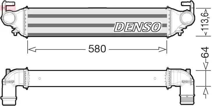 Ladeluftkühler DENSO DIT09117