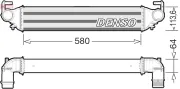 Ladeluftkühler DENSO DIT09117