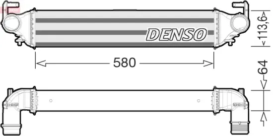 Ladeluftkühler DENSO DIT09117 Bild Ladeluftkühler DENSO DIT09117