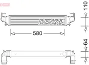 Ladeluftkühler DENSO DIT09118