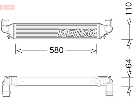 Ladeluftkühler DENSO DIT09118 Bild Ladeluftkühler DENSO DIT09118