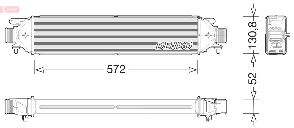 Ladeluftkühler DENSO DIT09122