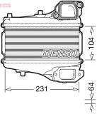Ladeluftkühler DENSO DIT40001
