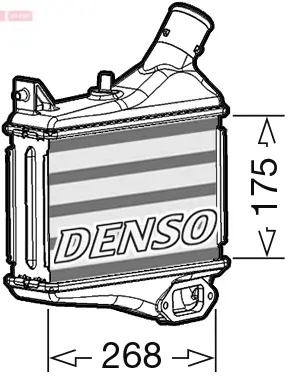 Ladeluftkühler DENSO DIT40011