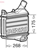 Ladeluftkühler DENSO DIT40011
