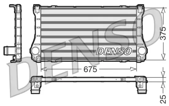 Ladeluftkühler DENSO DIT50002 Bild Ladeluftkühler DENSO DIT50002
