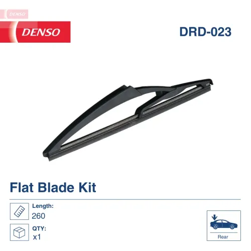 Wischblatt hinten DENSO DRD-023 Bild Wischblatt hinten DENSO DRD-023