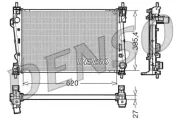 Kühler, Motorkühlung DENSO DRM01006