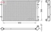 Kühler, Motorkühlung DENSO DRM02025