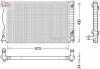 Kühler, Motorkühlung DENSO DRM02028