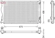 Kühler, Motorkühlung DENSO DRM02028