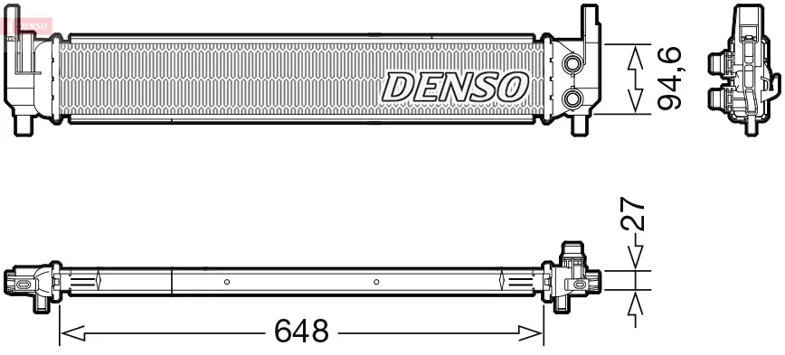 Kühler, Motorkühlung DENSO DRM02042