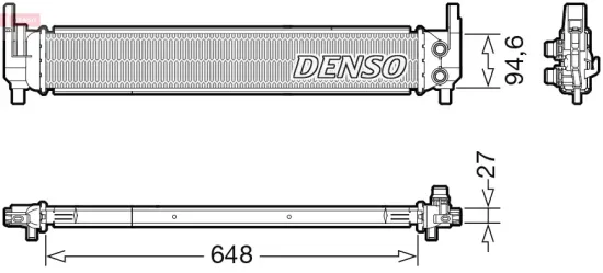 Kühler, Motorkühlung DENSO DRM02042 Bild Kühler, Motorkühlung DENSO DRM02042