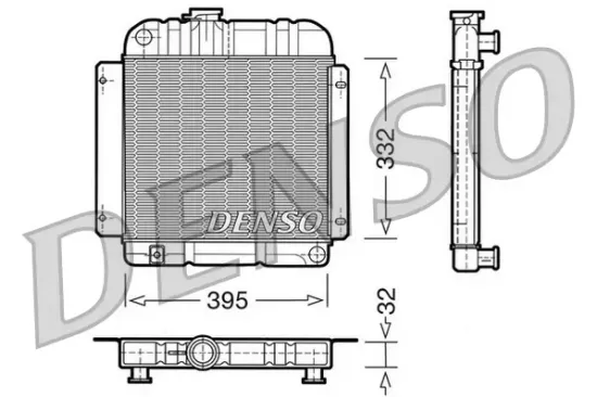 Kühler, Motorkühlung DENSO DRM05001 Bild Kühler, Motorkühlung DENSO DRM05001