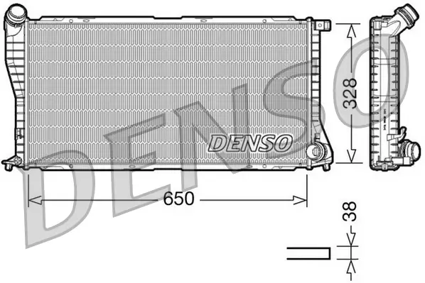 Kühler, Motorkühlung DENSO DRM05002