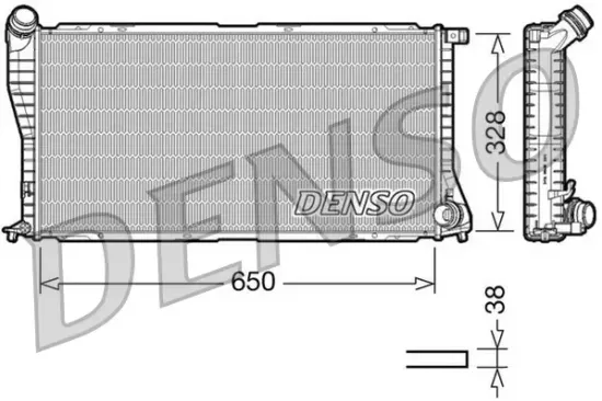 Kühler, Motorkühlung DENSO DRM05002 Bild Kühler, Motorkühlung DENSO DRM05002