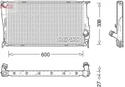 Kühler, Motorkühlung DENSO DRM05003