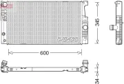 Kühler, Motorkühlung DENSO DRM05005