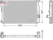 Kühler, Motorkühlung DENSO DRM05006