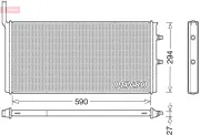 Kühler, Motorkühlung DENSO DRM05009