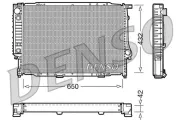 Kühler, Motorkühlung DENSO DRM05054