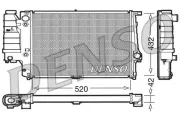 Kühler, Motorkühlung DENSO DRM05065