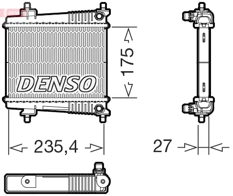 Kühler, Motorkühlung DENSO DRM05078