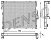 Kühler, Motorkühlung DENSO DRM05090