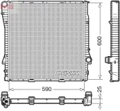 Kühler, Motorkühlung DENSO DRM05113