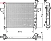 Kühler, Motorkühlung DENSO DRM06031