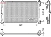 Kühler, Motorkühlung DENSO DRM06039