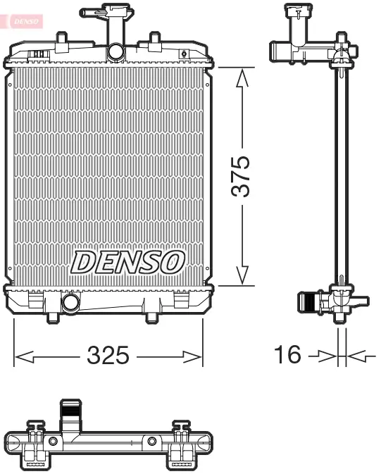 Kühler, Motorkühlung DENSO DRM07063