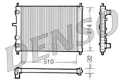 Kühler, Motorkühlung DENSO DRM09020