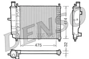 Kühler, Motorkühlung DENSO DRM09028