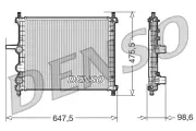 Kühler, Motorkühlung DENSO DRM09038