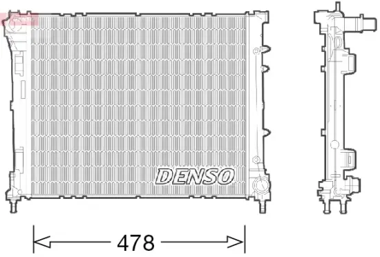 Kühler, Motorkühlung DENSO DRM09043 Bild Kühler, Motorkühlung DENSO DRM09043