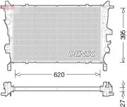 Kühler, Motorkühlung DENSO DRM09045