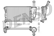 Kühler, Motorkühlung DENSO DRM09086