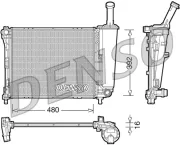 Kühler, Motorkühlung DENSO DRM09088