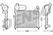 Kühler, Motorkühlung DENSO DRM09134