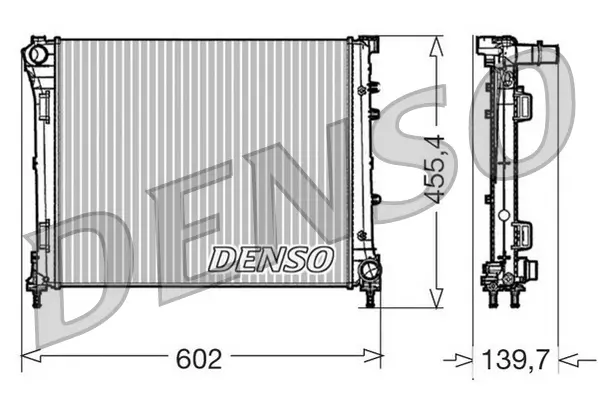 Kühler, Motorkühlung DENSO DRM09162