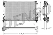 Kühler, Motorkühlung DENSO DRM09163